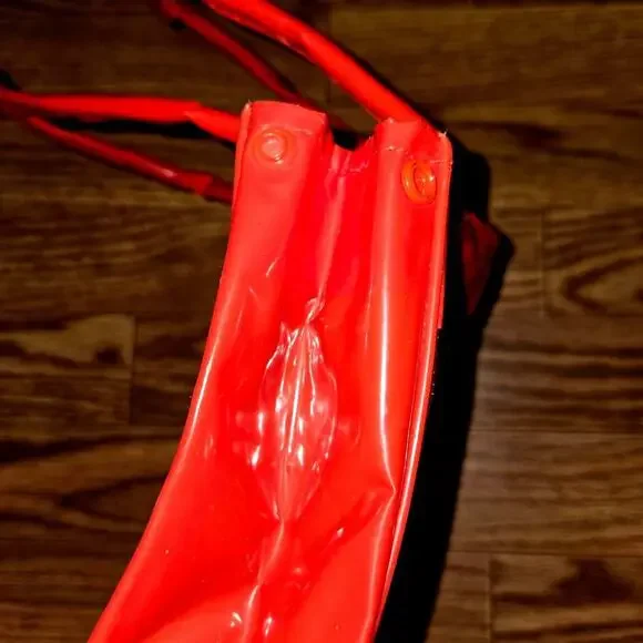 Vintage Sanrio Hello Kitty Cherries Plastic Tote Bag - 90s - Picture 6 of 9